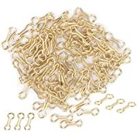 Alomejor Sinker Eyes 300PCS Carpa Fishing Wire Ojos Sinker Fishing Tamaño S M Long Sinker Eyes Ojales Tornillo